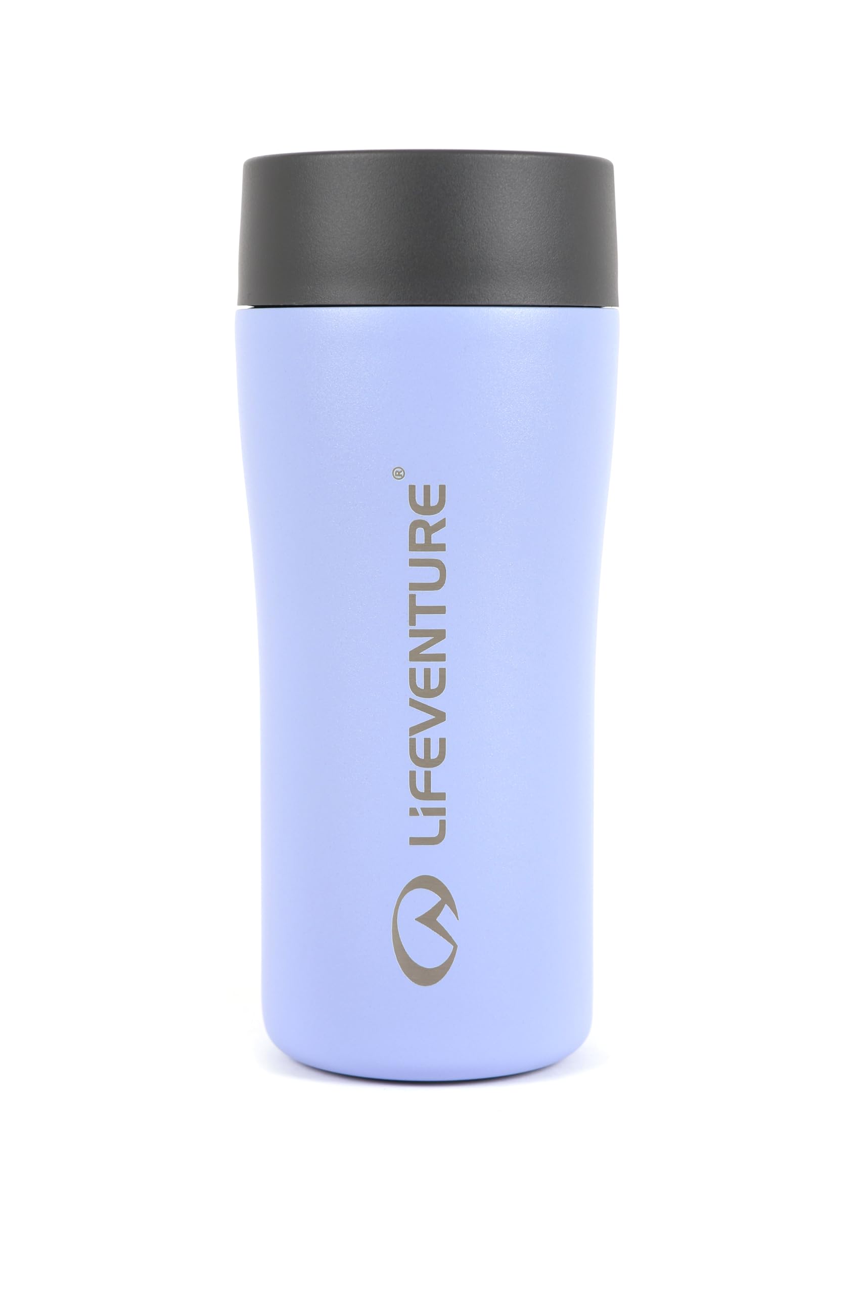 Lifeventure Lavender One-Touch Thermal Mug, 360° Push-Click Commuter Lid, 350Ml,