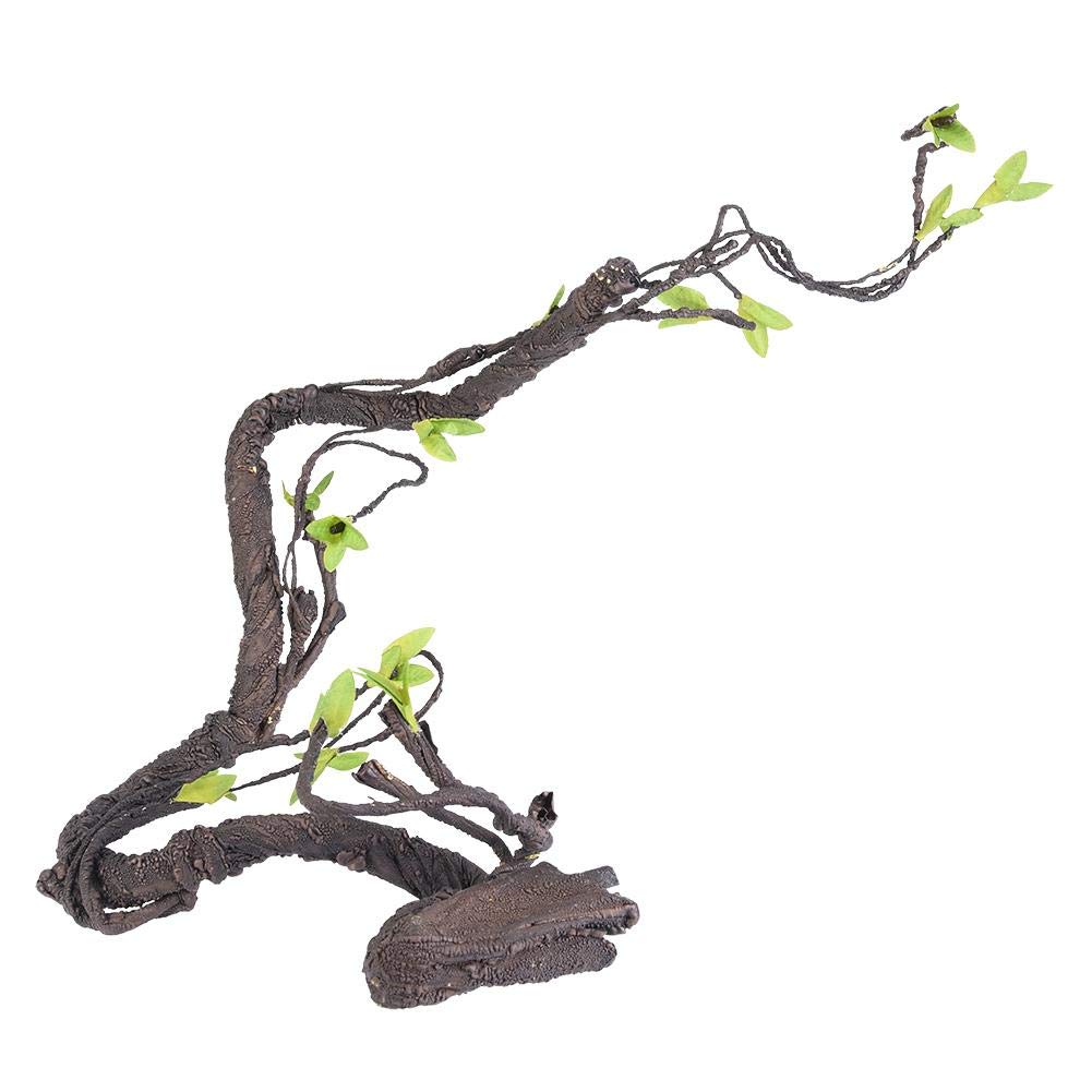 Reptilien künstliche Pflanzen flexibel biegbar künstliche Baum Rebe Dschungel Reben Terrarium Käfig Lebensraum Dekor für Eidechse Spinne Chamäleon Schlangen Gecko[S] Bäume