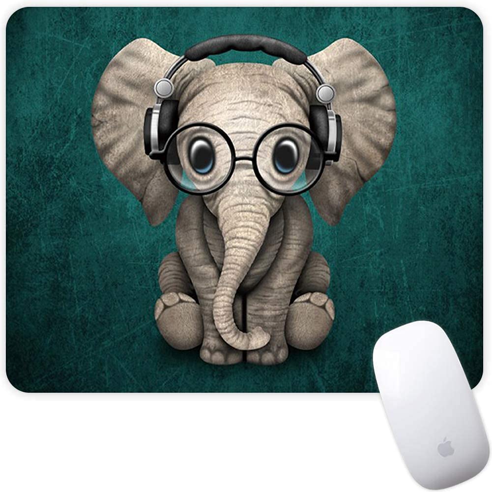 Darkbuck Mouse Pad for Girls and Boys Laptop Desktop PC Gaming Mousepads Rubber Base with Anti Skid Smooth Surface Cute Baby Elephant Mousepad (22 cm x 18 cm) (B097D9H86H) Amazon Price History, Amazon Price Tracker