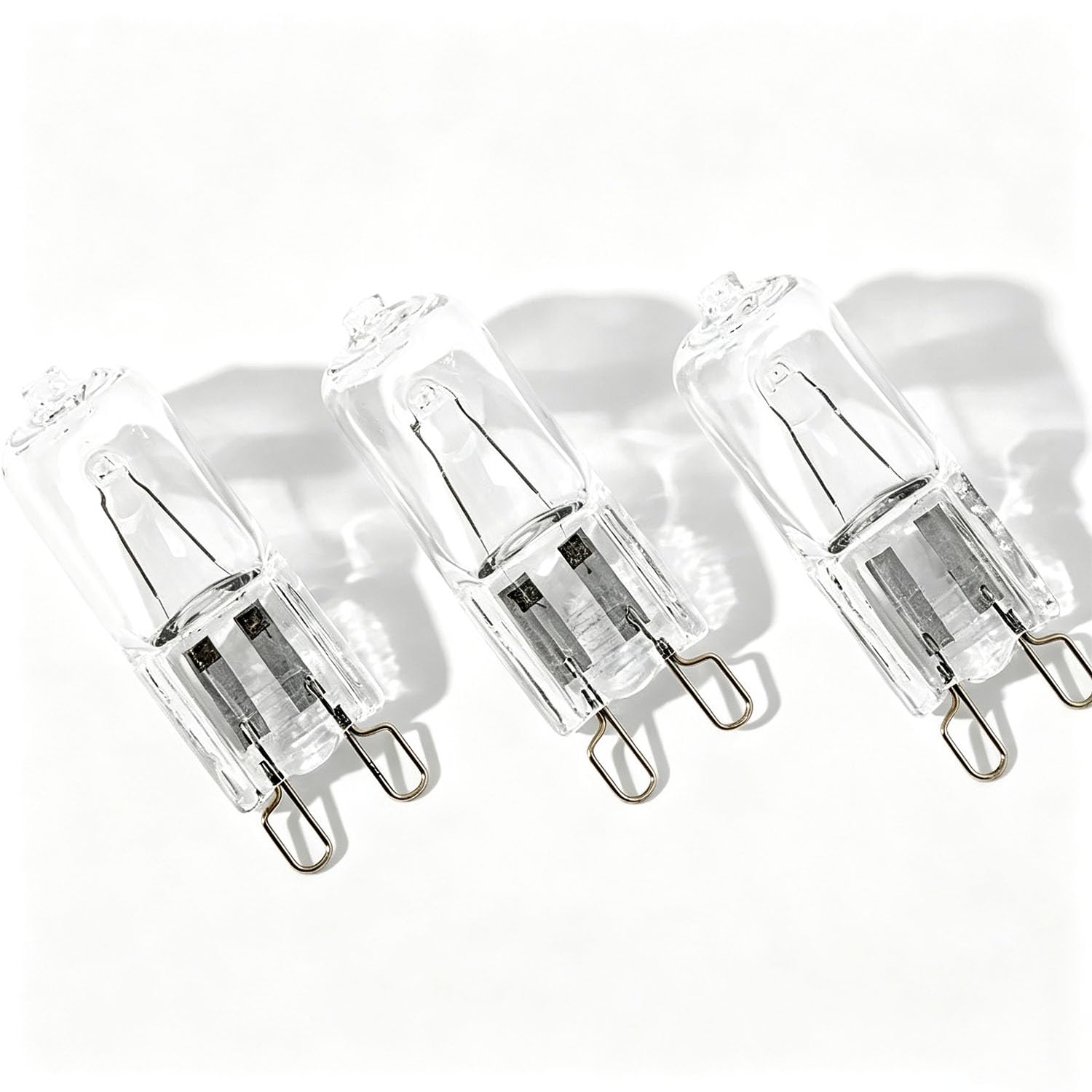 20PCS G9 Halogen Birne 230V 25W G9 Stiftsockel Lampe 2800K für Dunstabzugshaube und Mikrowelle