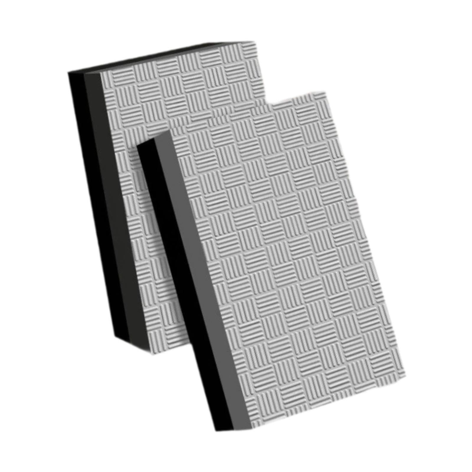 Baoblaze 2 Pezzi di Cuscinetti di Protezione per Il Pavimento per Sollevamento Pesi, Cuscino per Pesi per stacco da Terra Riutilizzabile, Cuscinetto per stacco, Nero Grigio 50x30x4cm