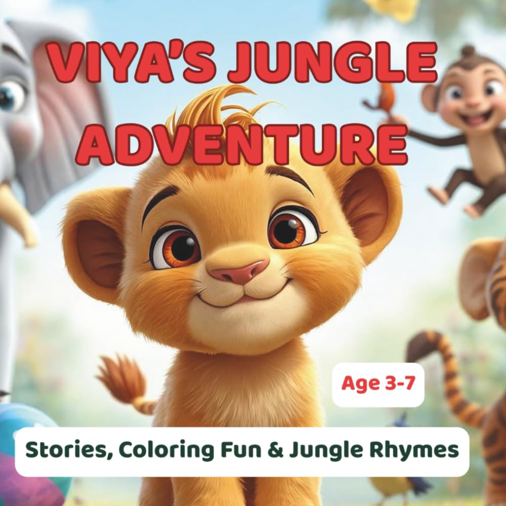Viya’s Jungle Adventure: Stories, Coloring Fun & Jungle Rhymes
