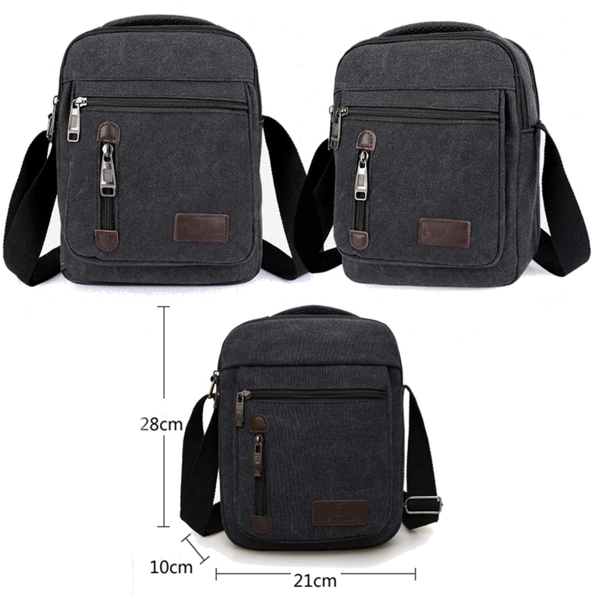 Borsa A Tracolla In Tela Blu Retrò Per Nikon Z5/Z6 Con Obiettivo 16-50mm – Leggera, Con Cinghia Regolabile, Antipolvere