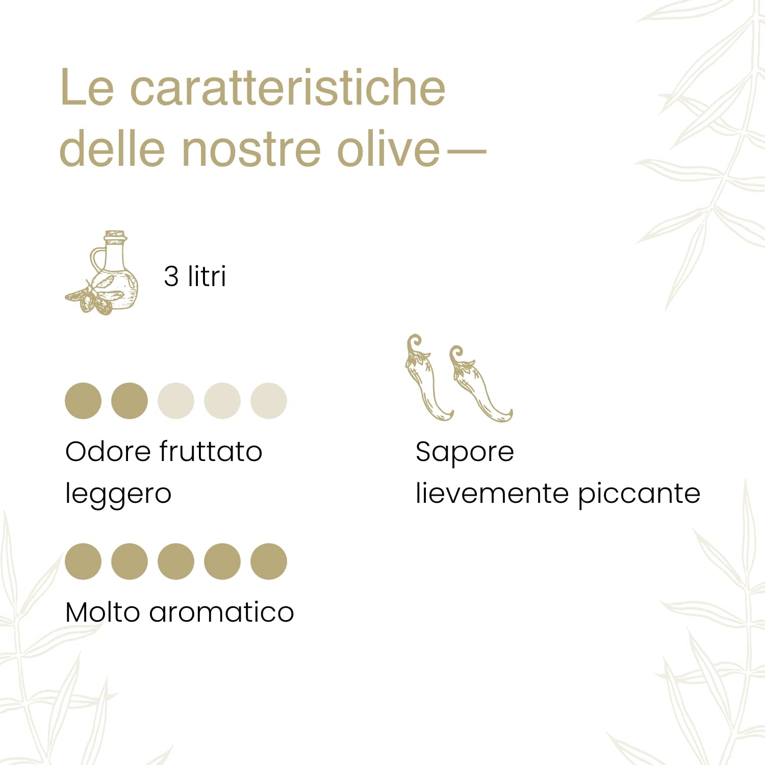 Olio Extravergine di Oliva 100% Siciliano e 100% Biologico, Qualità Biancolilla - Massima Freschezza e Sostenibilità - 1 Latta da 3L