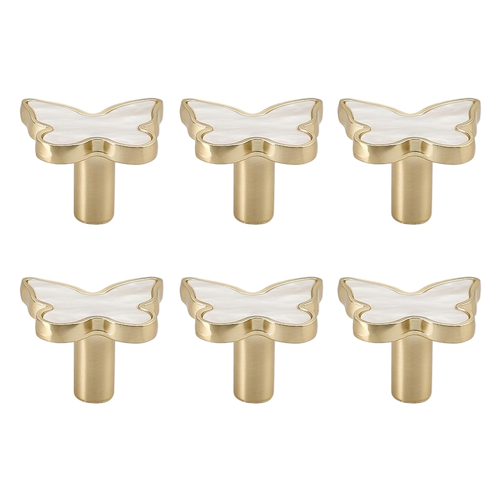 Pangboer Snowflake White Unique Drawer Pulls Dressers Knob Cupboard Handle Modern Furniture Handle Shell Butterfly Bedside Cabinet Pull Furniture Handles And Knob For Dressers Modern