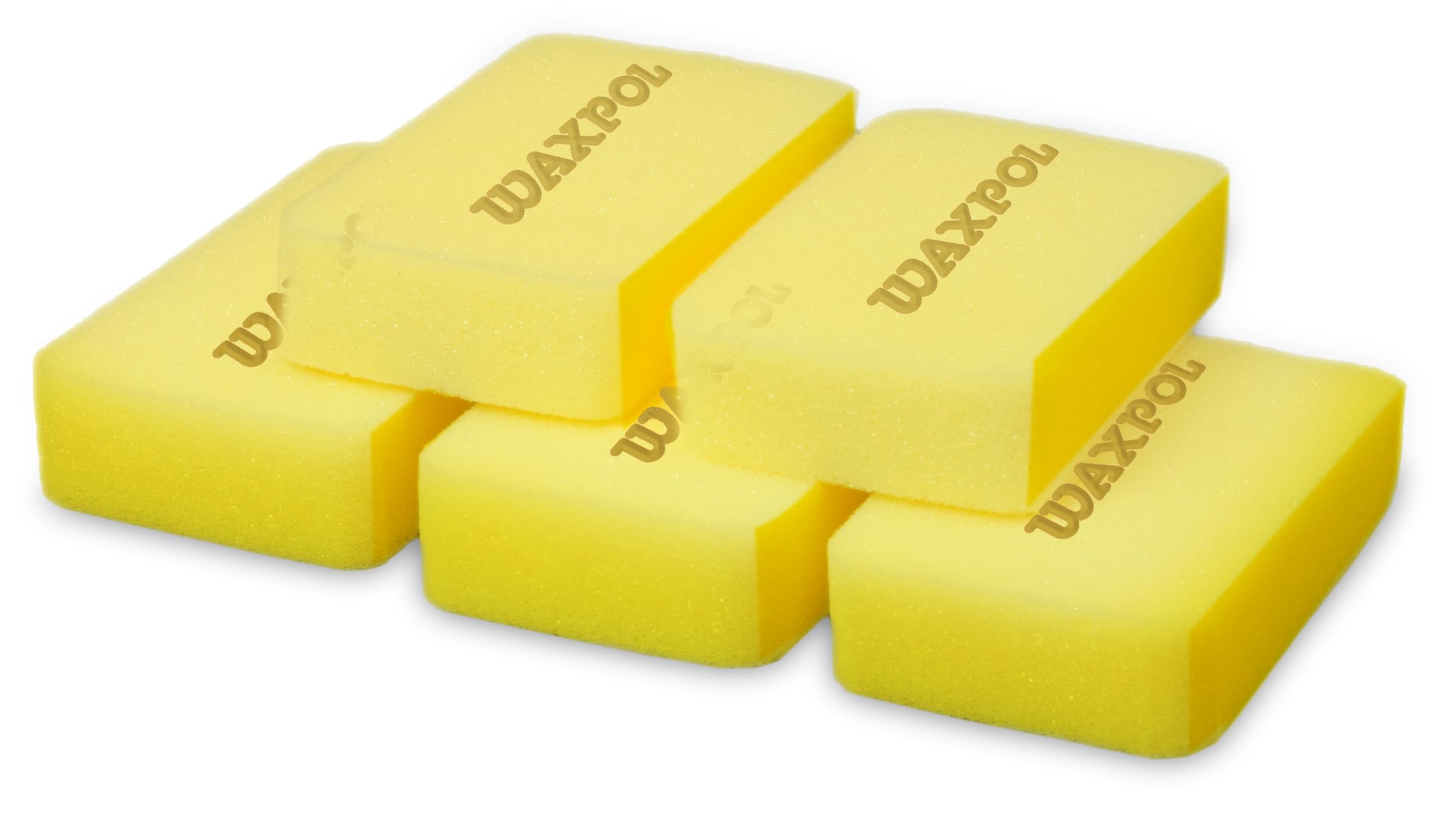 Waxpol Soft Foam Applicator Sponge (Pack of 6) for Car Polish & Wax Application 2