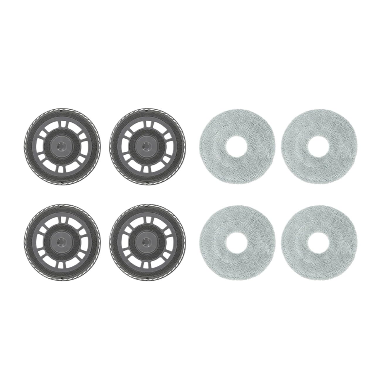 Qlmxjvzhkcn 8Pcs Mop Mount，Compatible For Dreame，L20 Ultra / X30 Ultra / X40 Ultra，Compatible For Xiaomi，M30s / S30 Pro Ultra Robot Vacuums Cleaner Accessory Part(8Pcs)