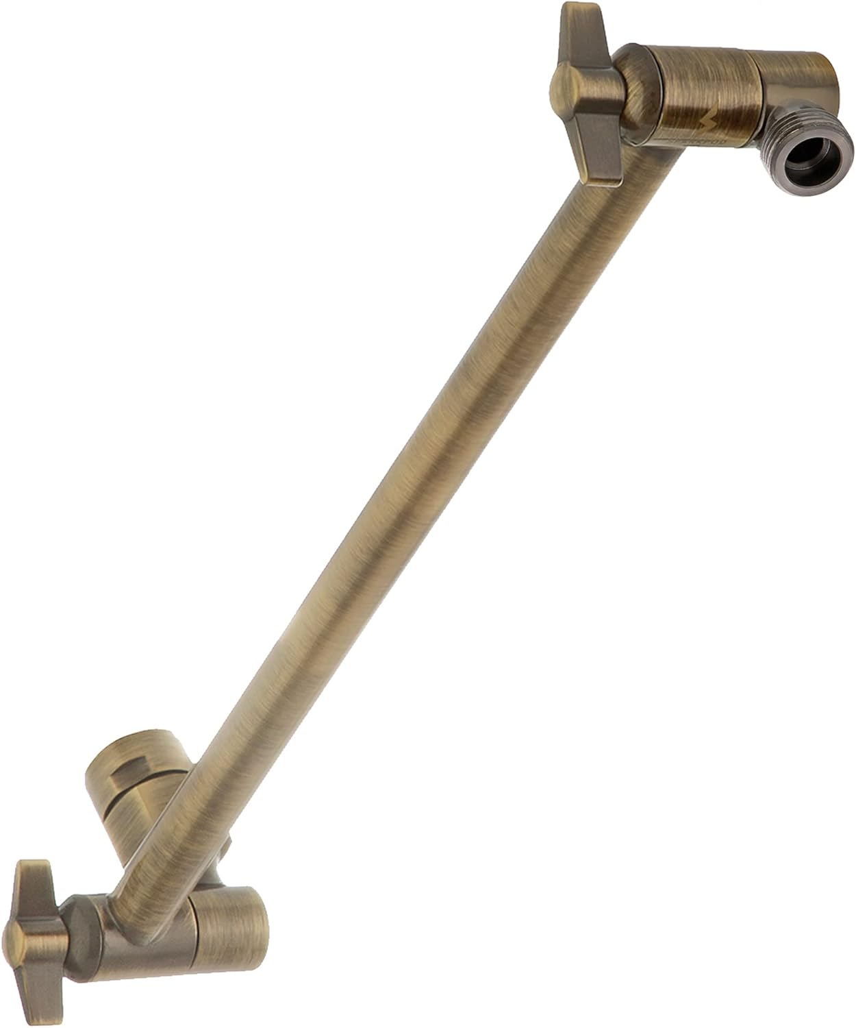 Shower Head Extension Arm by SparkPod 11" Solid Brass Shower Arm Extension with Universal