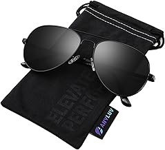 ANYLUV Pilot Sunglasses-Mens Polarised Sunglasses-Womens: UV400 Protection Sun glasses Metal Frame for Driving Running Hiking