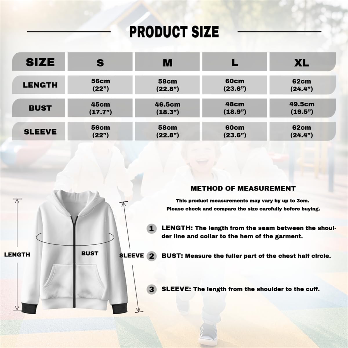Sudadera con capucha y cremallera para niños, cómoda chaqueta deportiva con forro polar