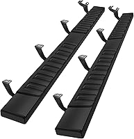 Vista 14 de COMNOVA Estribos de 6" Compatibles con Honda Ridgeline SUV 2017-2025. Escalones de Camión y Estribos Escalones Laterales Hechos con Acero Acero