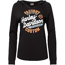 女式 Compel Raw-Edge 高低套头连帽衫,黑色