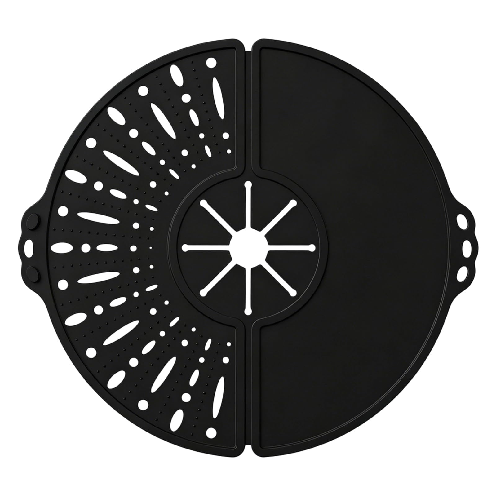 Zxfdsfdbnm Silicone Foldable Splatters Guard Lid Universals for Most Pots Frying Pan Oil Greases Splashes Screen Kitchen Accessories Fry Pan Cover