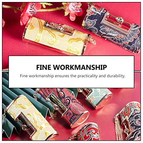 FRCOLOR Estilo Chinês Bloqueio Concêntricos Tubos Lipstic Lip Gloss Tubos Vazios Lip Balm Maquiagem