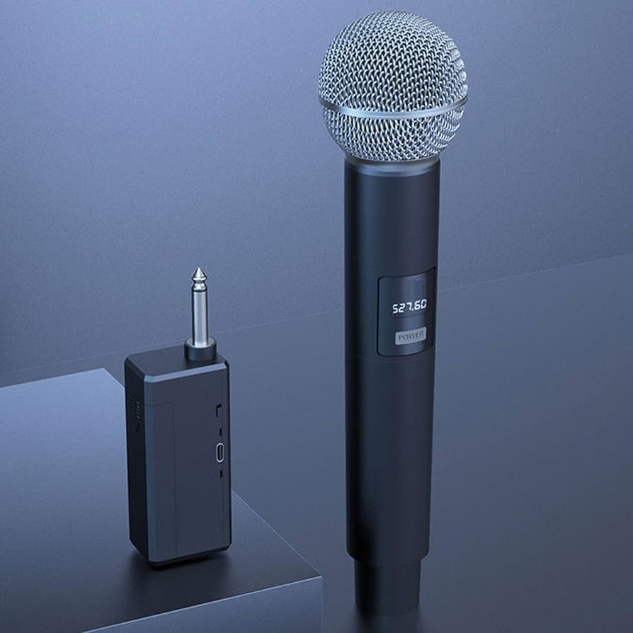 Amazon.co.jp: 2.4GHzワイヤレスマイク充電式ハンドヘルドメタル