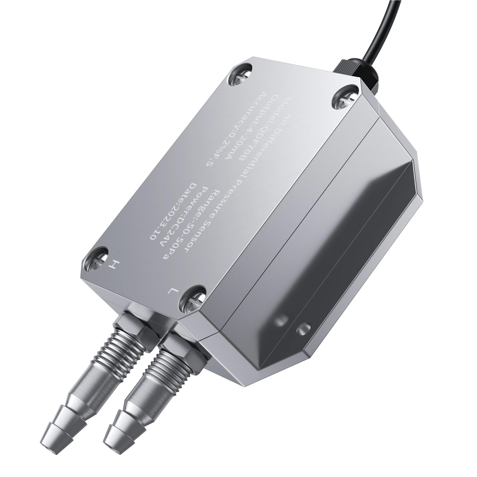 Sensor de presión diferencial Transmisor aire y viento Alta precisión(-100~100Pa)