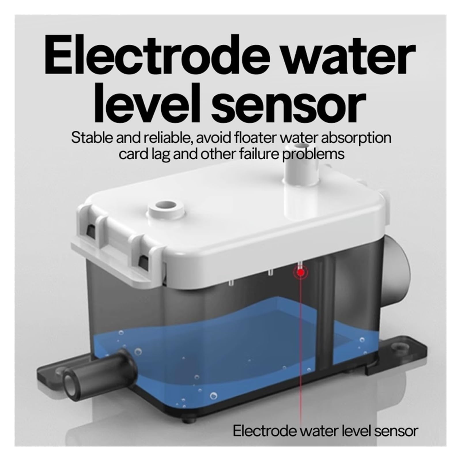 Pompe de Relevage Climatisation, Pompe de drainage for climatiseur de type split Pompe de relevage des eaux de condensation Pompe à eau silencieuse Vidange entièrement automatique 10 mètres
