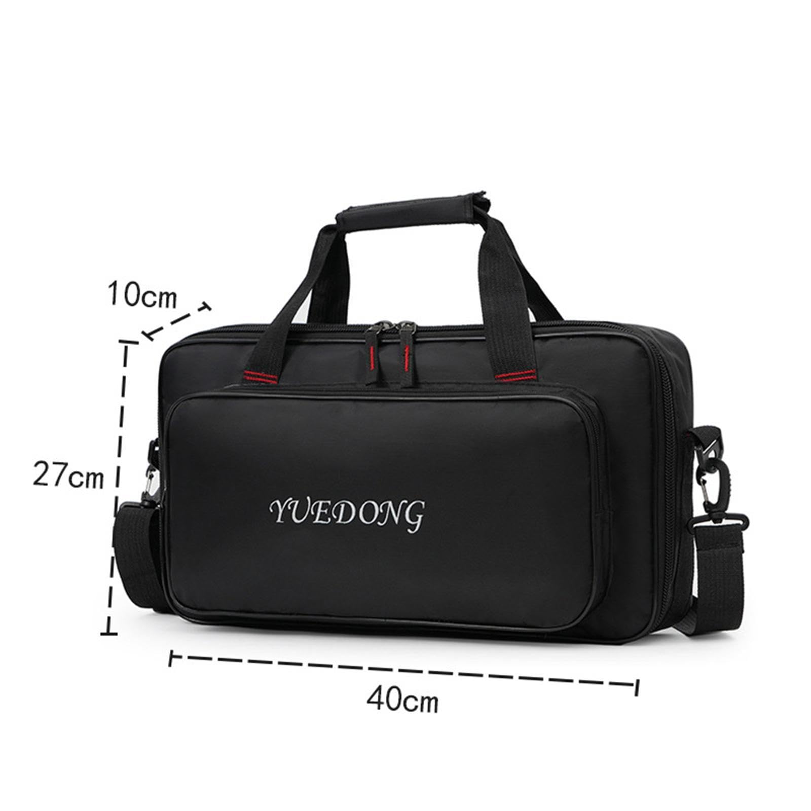 Harilla Tasche für Gitarren-Multieffektpedale, Pedalboard-Reißverschlusstasche, professionelles Etui für Gitarren-Pedalboards für die