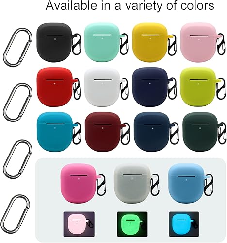 Miniatura 8 de Funda Glow para auriculares Bose QuietComfort II (brilla en la oscuridad), funda de silicona fluorescente para buscador de artículos, soporte