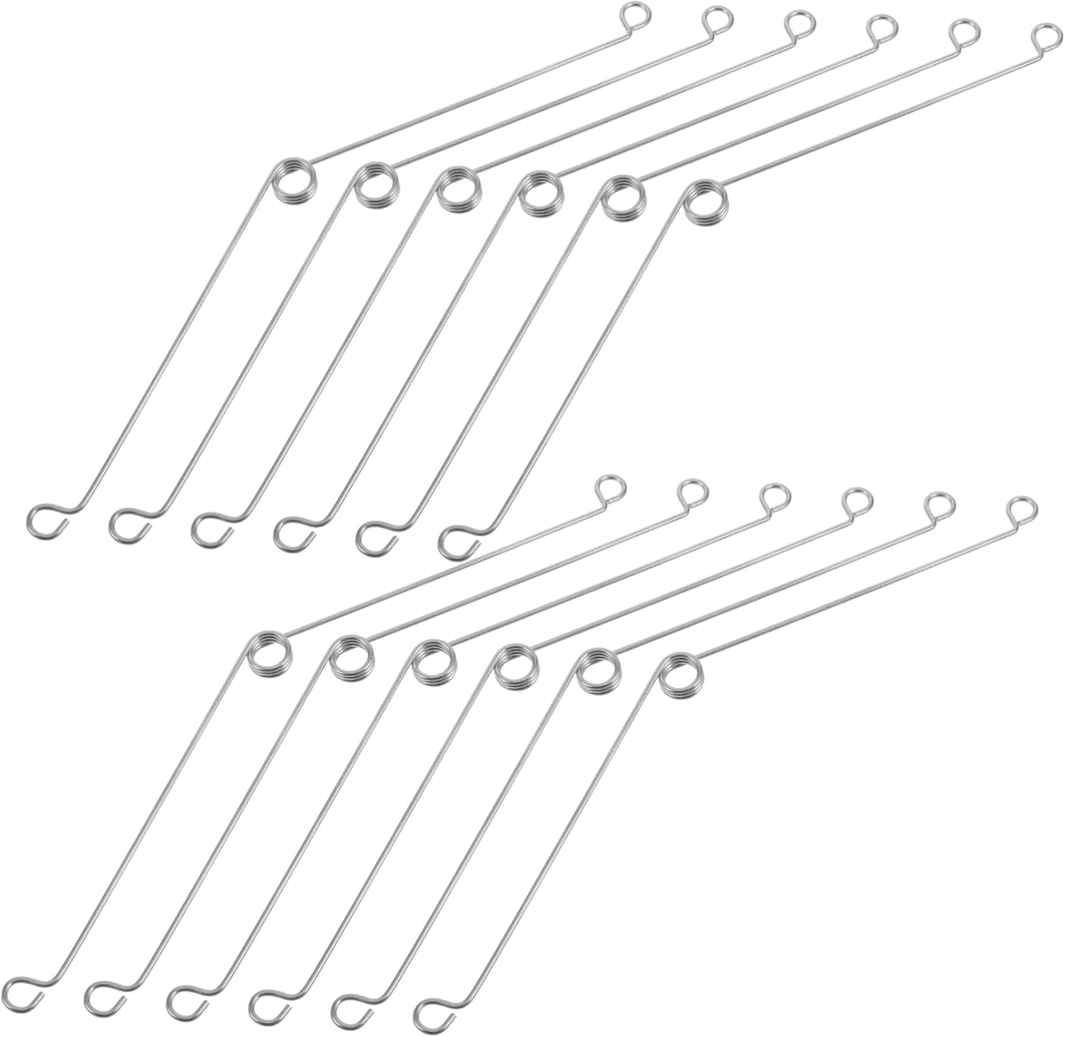 20pcs Torsion Spring Clips for Recessed Lighting Durable Stainless Steel Light Covers Trims for Secure Installation Home Office Lighting Fixtures