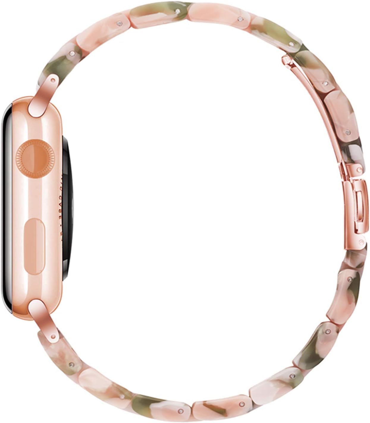 Featured Product Light Apple Watch Band - Fashion Resin iWatch Band Bracelet Compatible with Copper Stainless Steel Buckle for Apple Watch Series 7 Series 6 Series SE Series 5 4 3 2 1 (Pink Green, 38mm/40mm/41mm) Flash Deals - 80% OFF Light Apple Watch Band - Fashion Resin iWatch Band Bracelet Compatible with Copper Stainless Steel Buckle for Apple Watch Series 7 Series 6 Series SE Series 5 4 3 2 1 (Pink Green, 38mm/40mm/41mm)