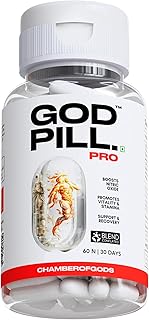Chamberofgods Godpill Pro - 360° Testosterone & Blood Flow Support Supplement for Men | 30 Days Cycle Price In India