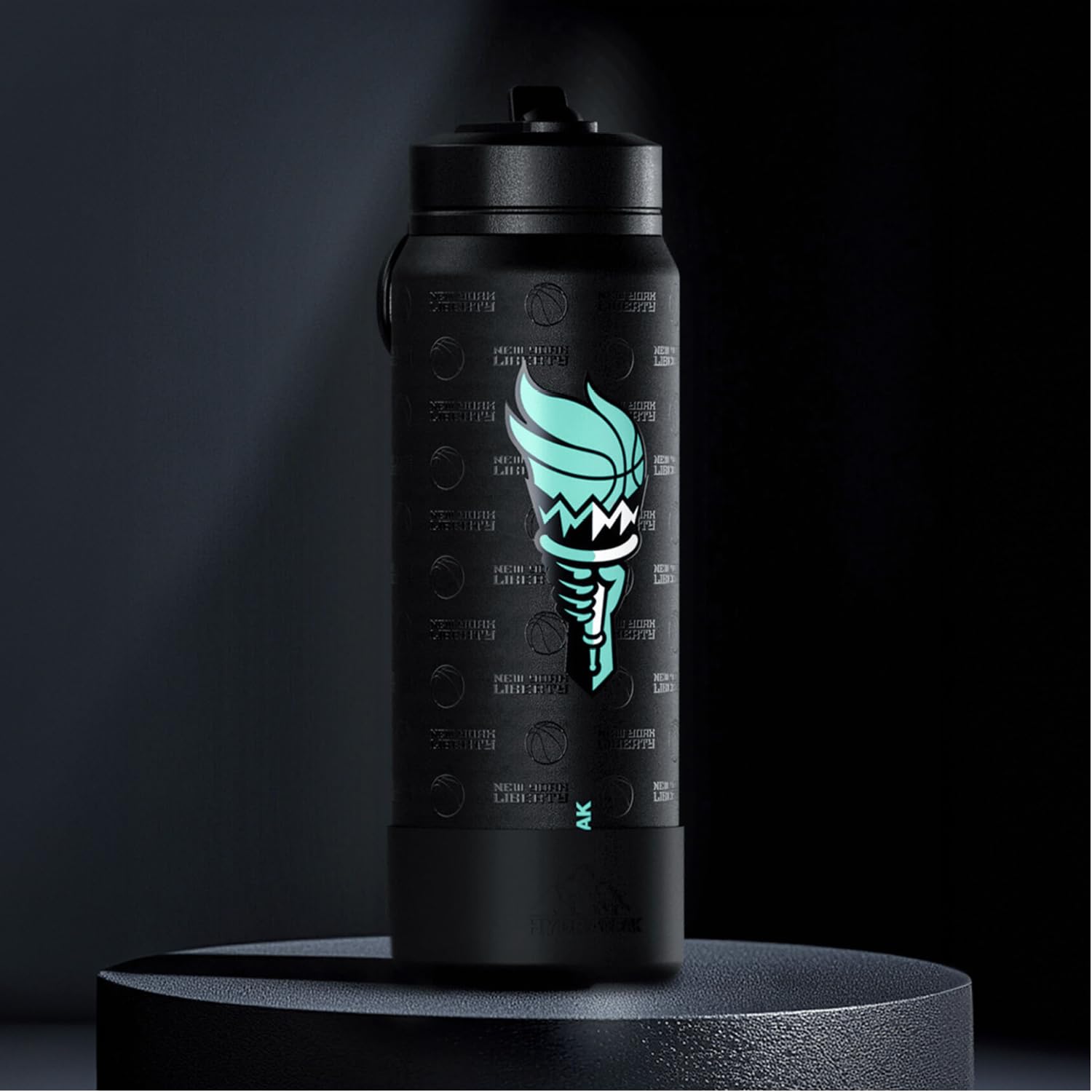 Coldest Water Bottle With Handle-Loop Lid | Leak Proof, Stainless Steel, Triple Walled Bottles 64 Oz Sailor Blue