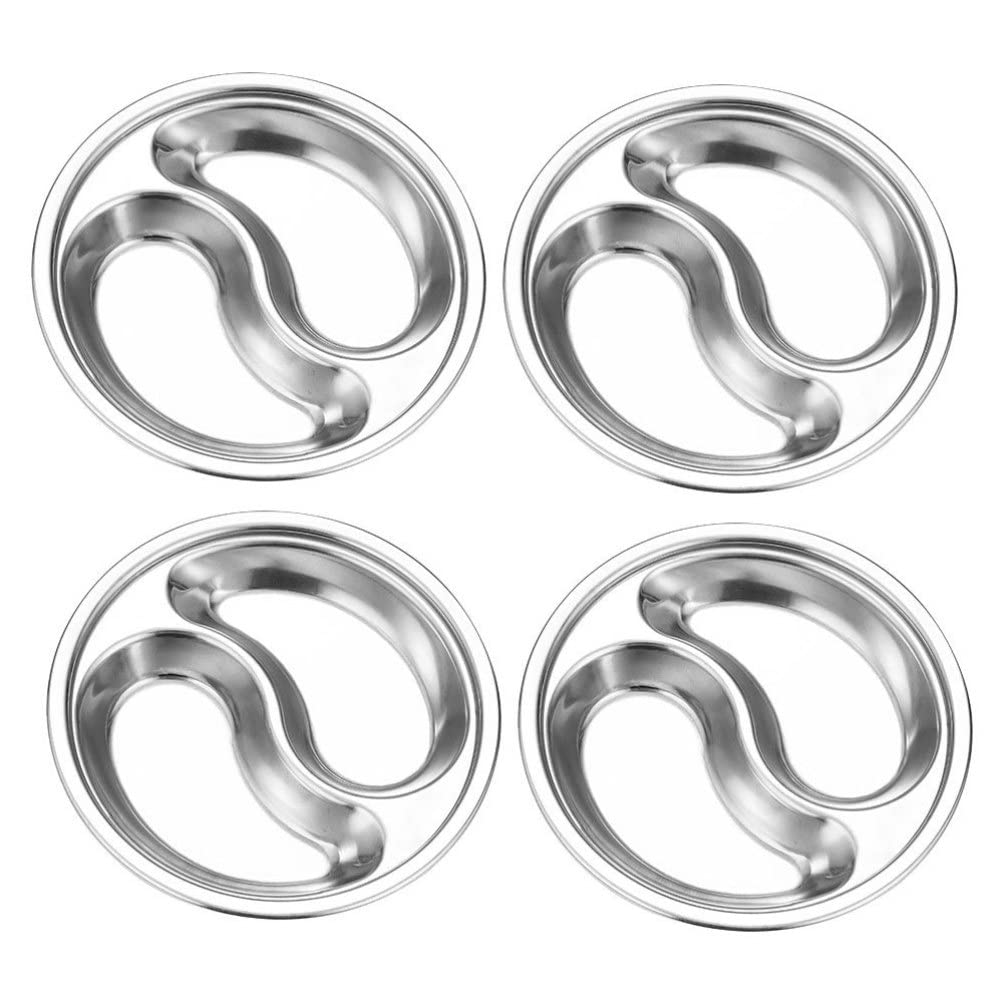 Yardwe Lot De 10 Petits Bols D'assaisonnement En Acier Inoxydable