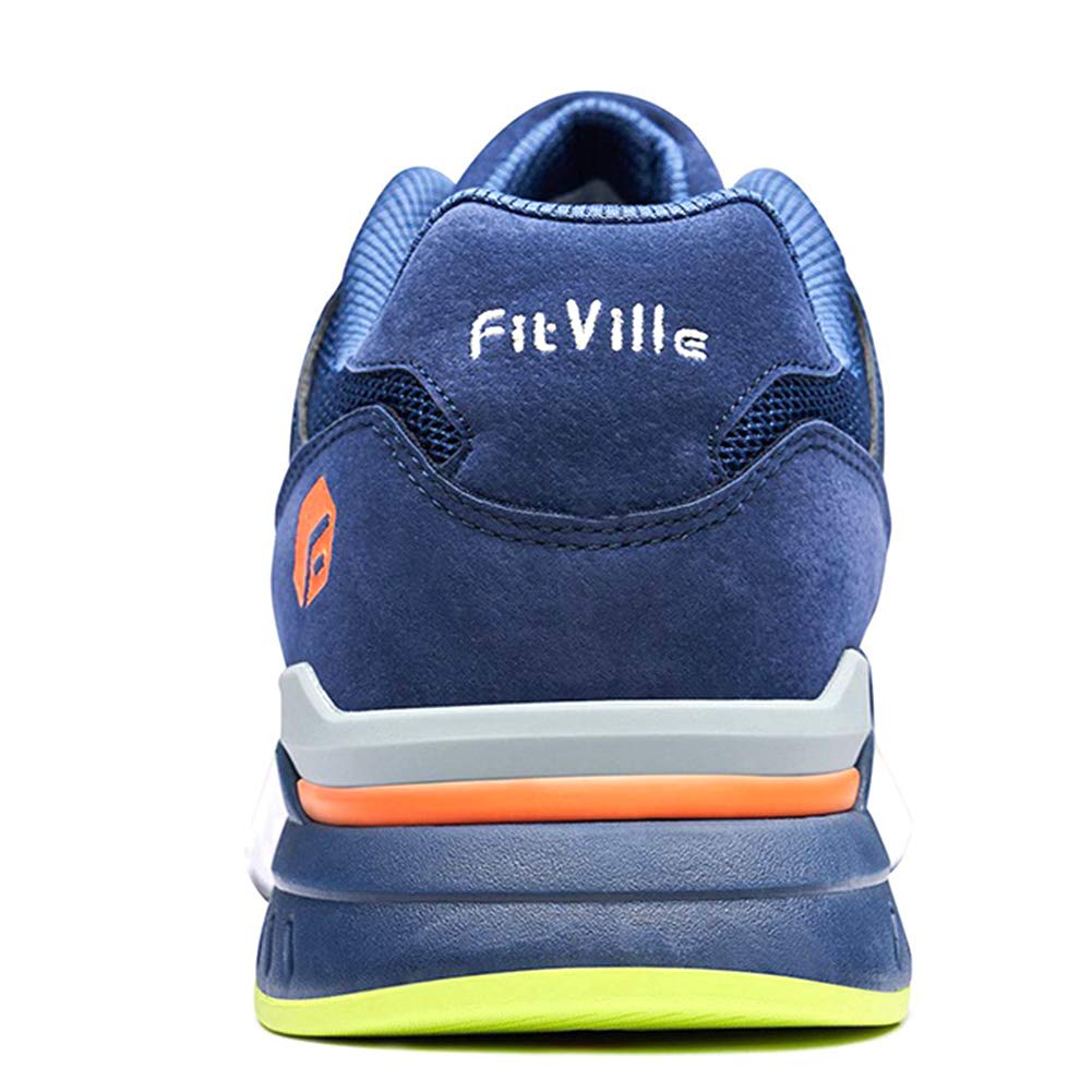 FitVille Extra Larghe Scarpe Uomo Sneakers Supporto per Arco Plantare Pianta Larga Scarpe da Ginnastica Comfort per Piede Piatto