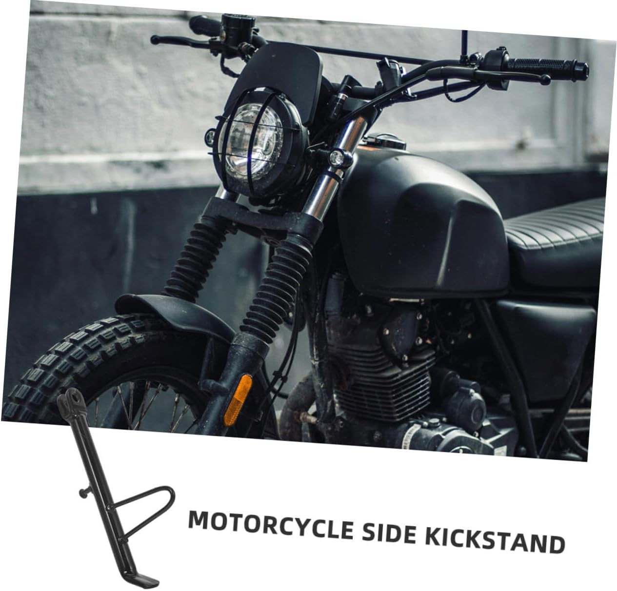 Motorcycle Kickstand Foot Pad Stand for Scooters Dirt Accessories Easy to Install Diy Height