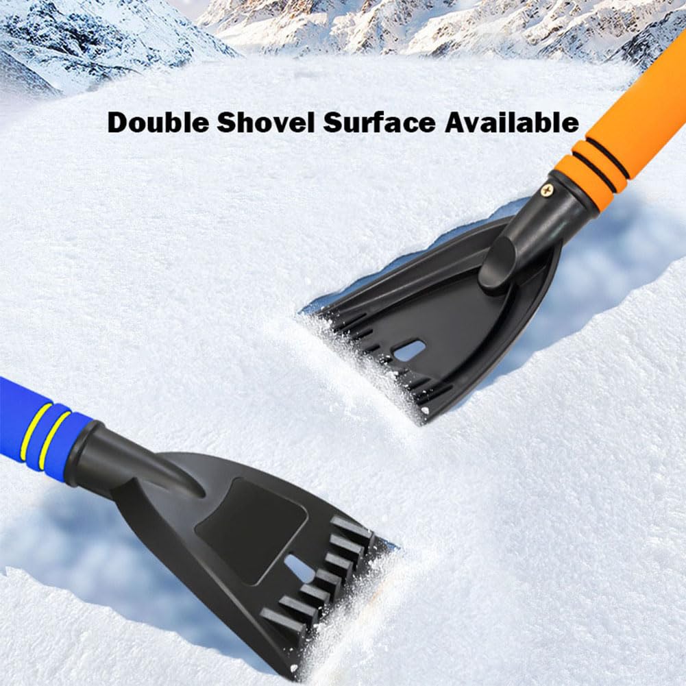 Pala De Nieve para Coche para Dodge RAM 1500 2003-2017, Parabrisas Invierno Raspador Hielo Herramientas Limpieza Deshielo EliminacióN Niev Accesorios,A