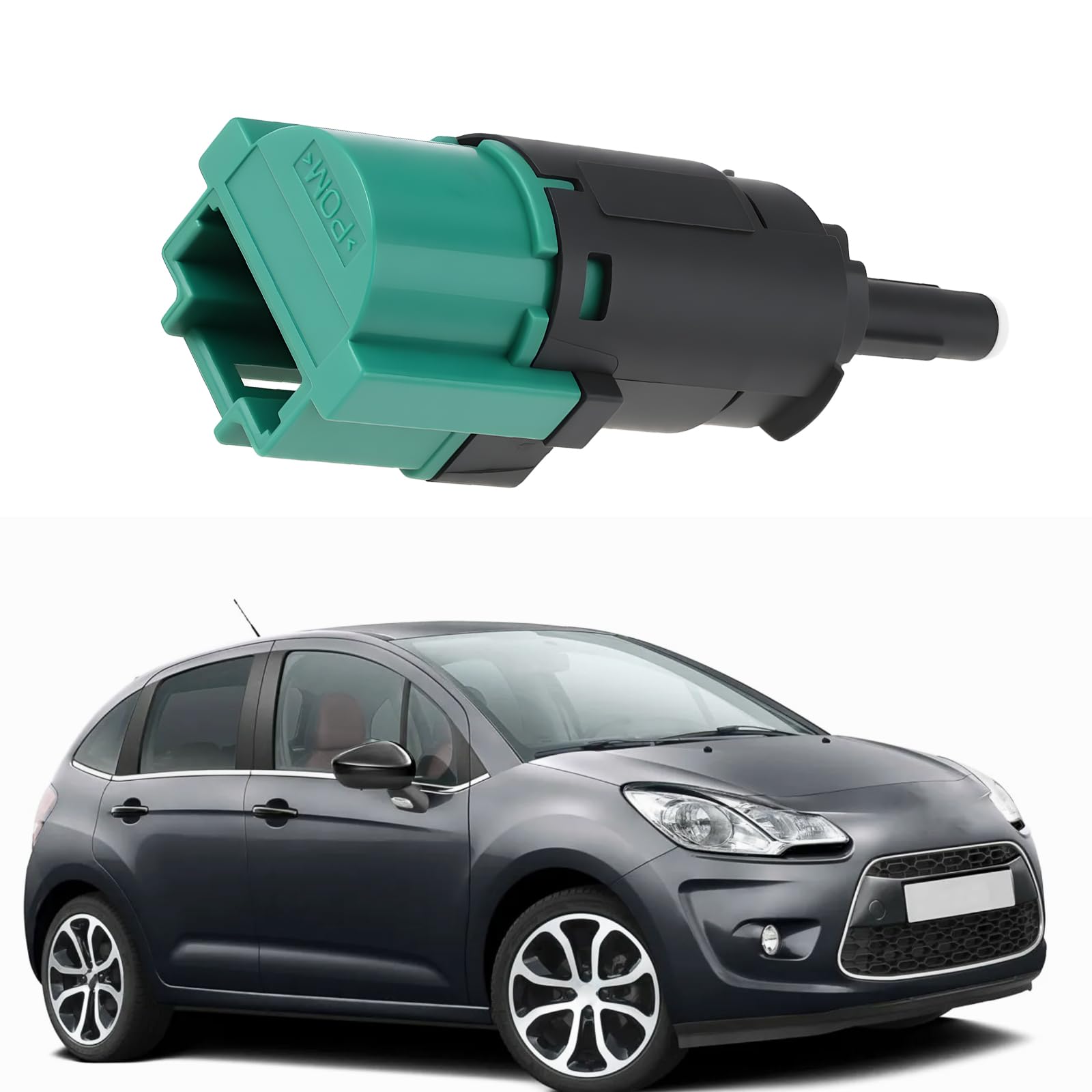 The Lord of the Tools Interrupteur de Feu Stop 4 Broches 9804869480 9818232480 Compatible avec Citroën C3 II B9 Compatible avec Peugeot 2008 I