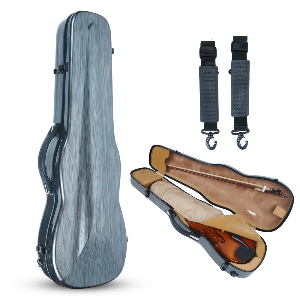 Kadence 4/4 Violin Flight Case | Hard top Protective Violin Case with Humidity Meter | Lightweight to Travel & Flight Cabin -Safe Case-picture-19