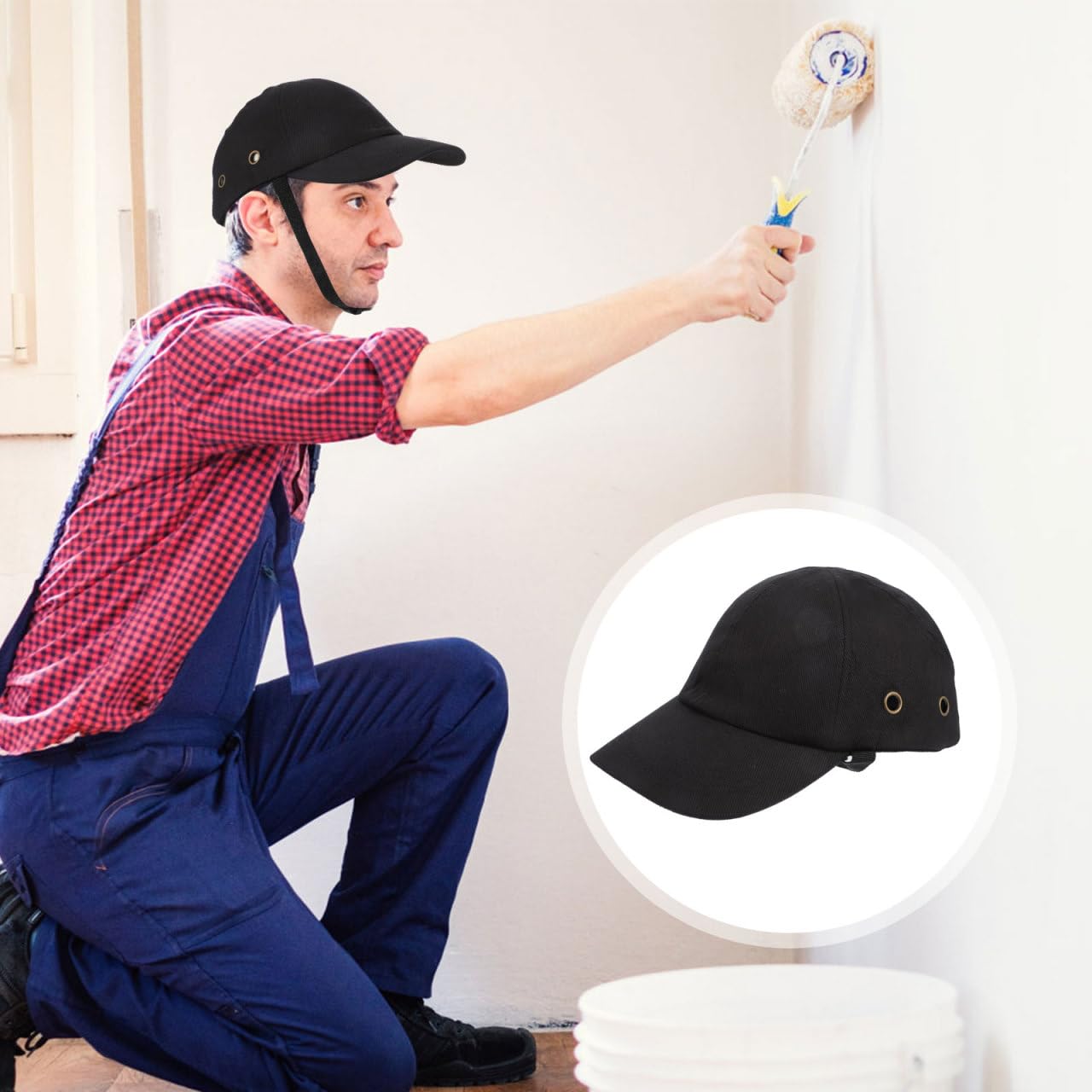 Casquette Anti Heurt Réglable Casque De Sécurité Léger Compact pour Chantier Cyclisme Et Activités Extérieures Unisexe