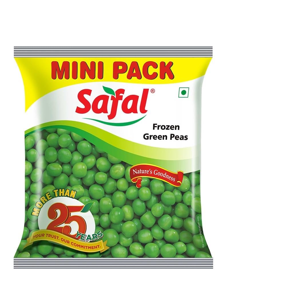 Safal Frozen Vegetables - Green Peas, 200g Pack