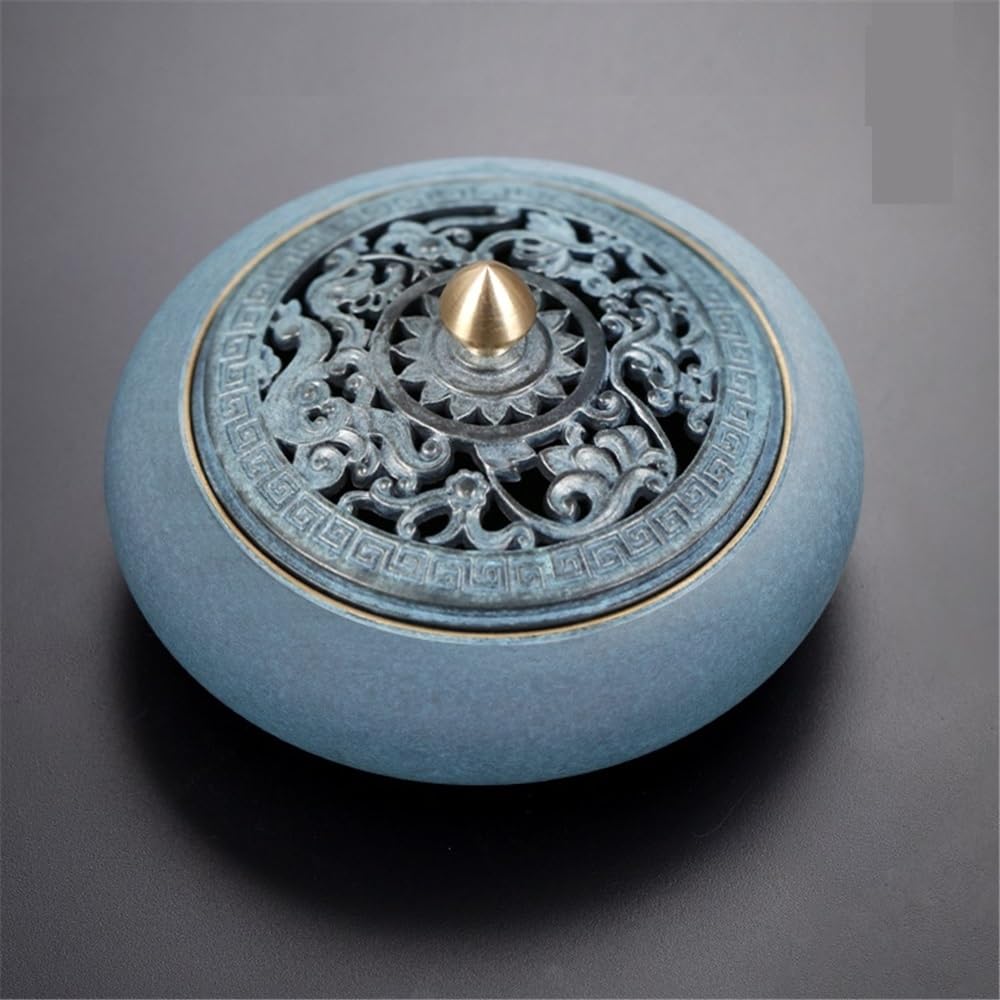 Arredamento Bruciatore di incenso in ottone for interni, for meditazione, decorazione multiuso for la casa