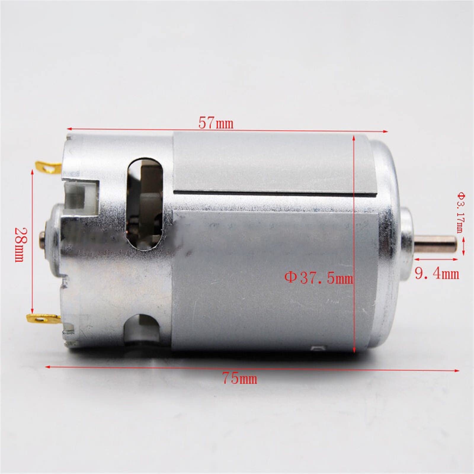 sostituzione elettrica 1 pz 12 Denti RS550 Motore Trapano a batteria Motore Cacciavite Motore 7.2V 9.6V 10.8V 12V 14.4V 16.8V 18V 25V 3mm Albero 550 Motore a CORRENTE CONTINUA cambio di velocità ( Col