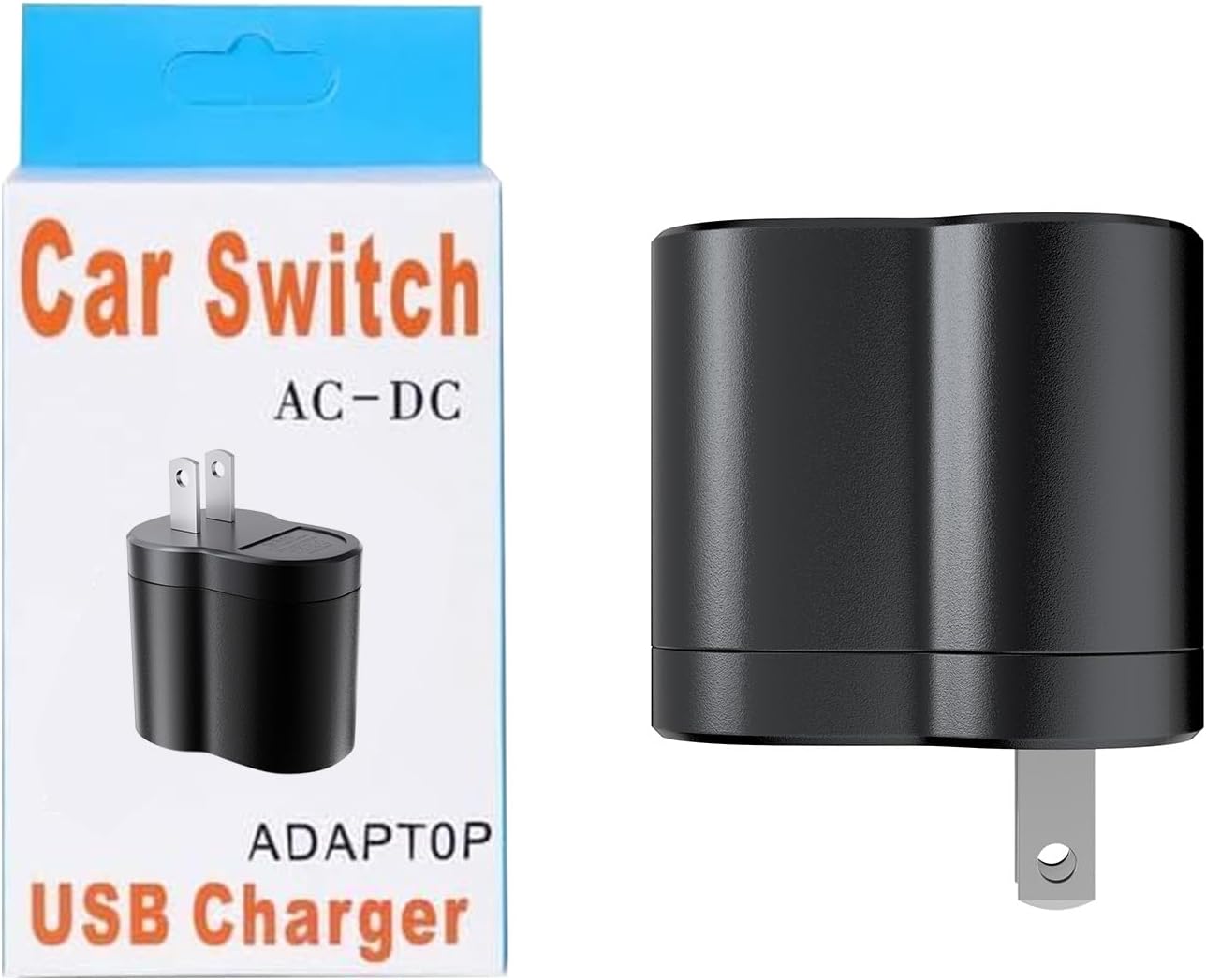 OBEST AC to DC Car Cigarette Lighter Socket Adapter Converter, DC 12V 1A Vehicle Power Inverters, Universal Power Supply Transformer Wall Plug for Car Electronics (US Plug, 220V AC to 12V DC)