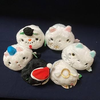 Amazon.co.jp: ねこだんご クリスマスねこだんご 雪ねこだんご 6