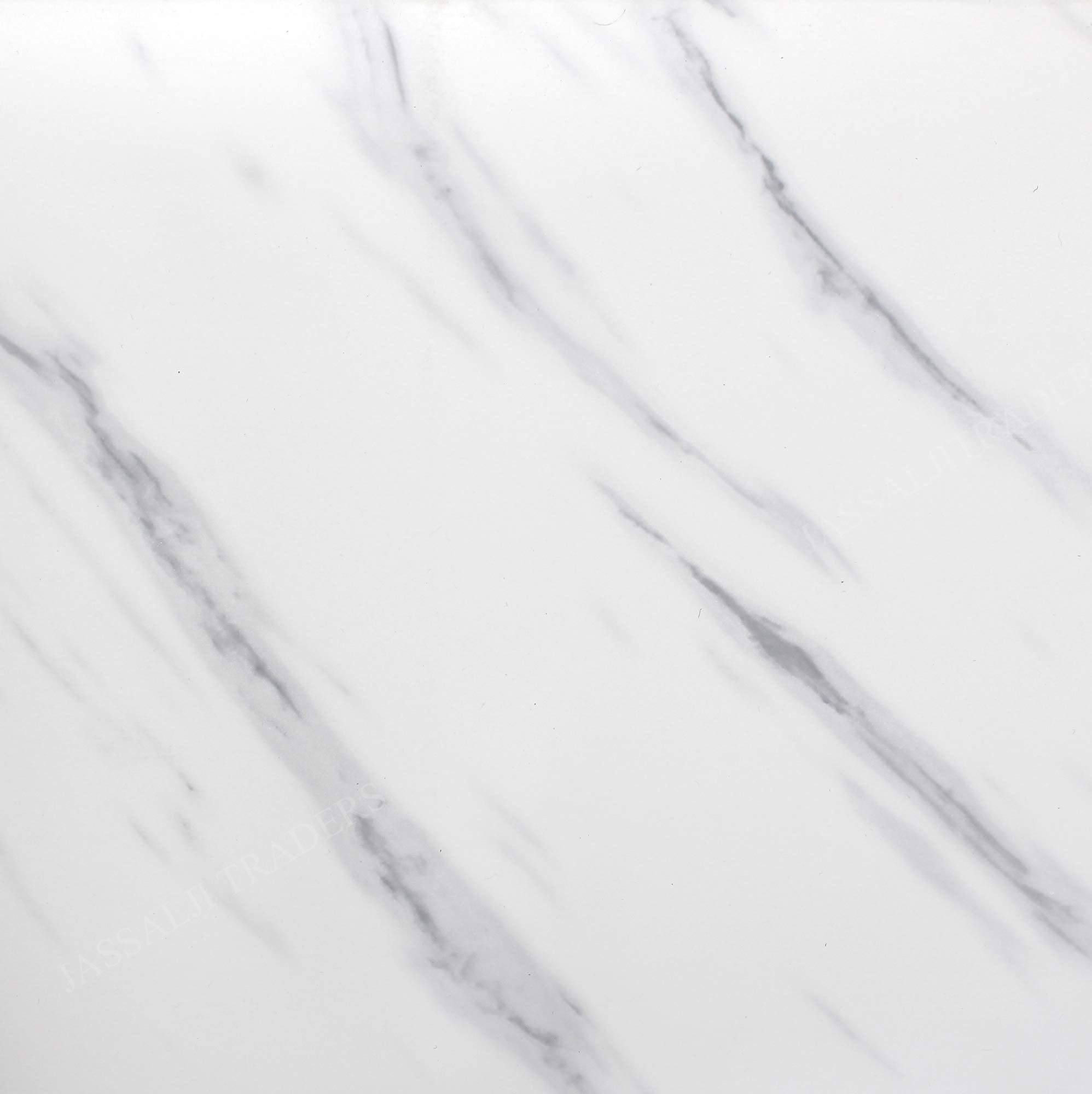 Fusion Graphix White Granite Look Marble Gloss Film Vinyl Self Adhesive Counter Top Peel and Stick Door Wardrobe Wall Papers Wall Decal M-2 (12x100) 3