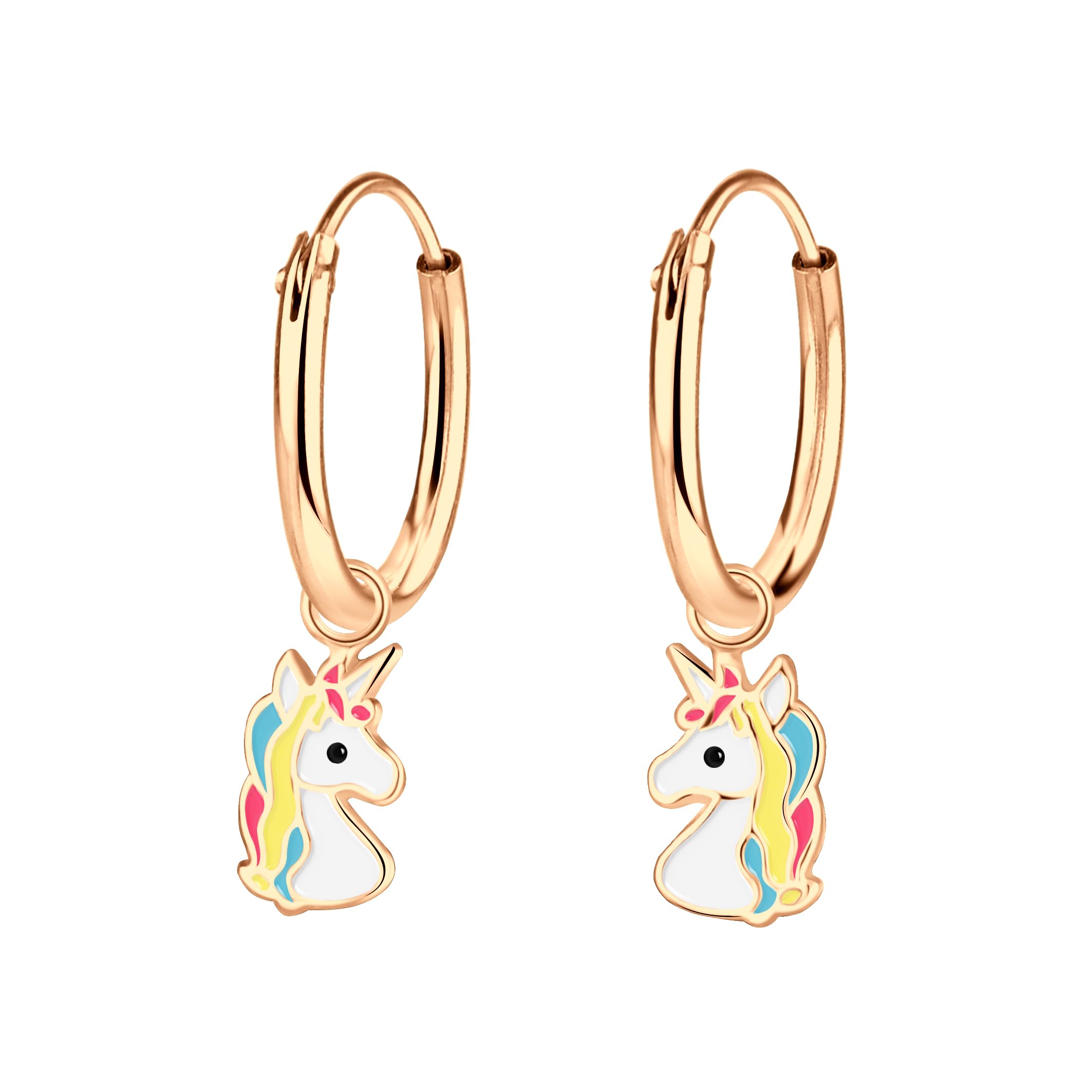 Aww So Cute 92.5 - 925 Sterling Silver Chandi Hypoallergenic Unicorn Hoop Earrings For Babies, Kids & Girls || Birthday Gift || Comes In A Gift Box || 925 Stamped With Certificate Of Authenticity || ER1823 (B08PVNJ9Z3) Amazon Price History, Amazon Price Tracker