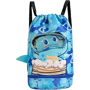 Zaino Sportivo Impermeabile Per Bambini - Borsa Palestra, Spiaggia E Nuoto 34x32 Cm - Foto 3