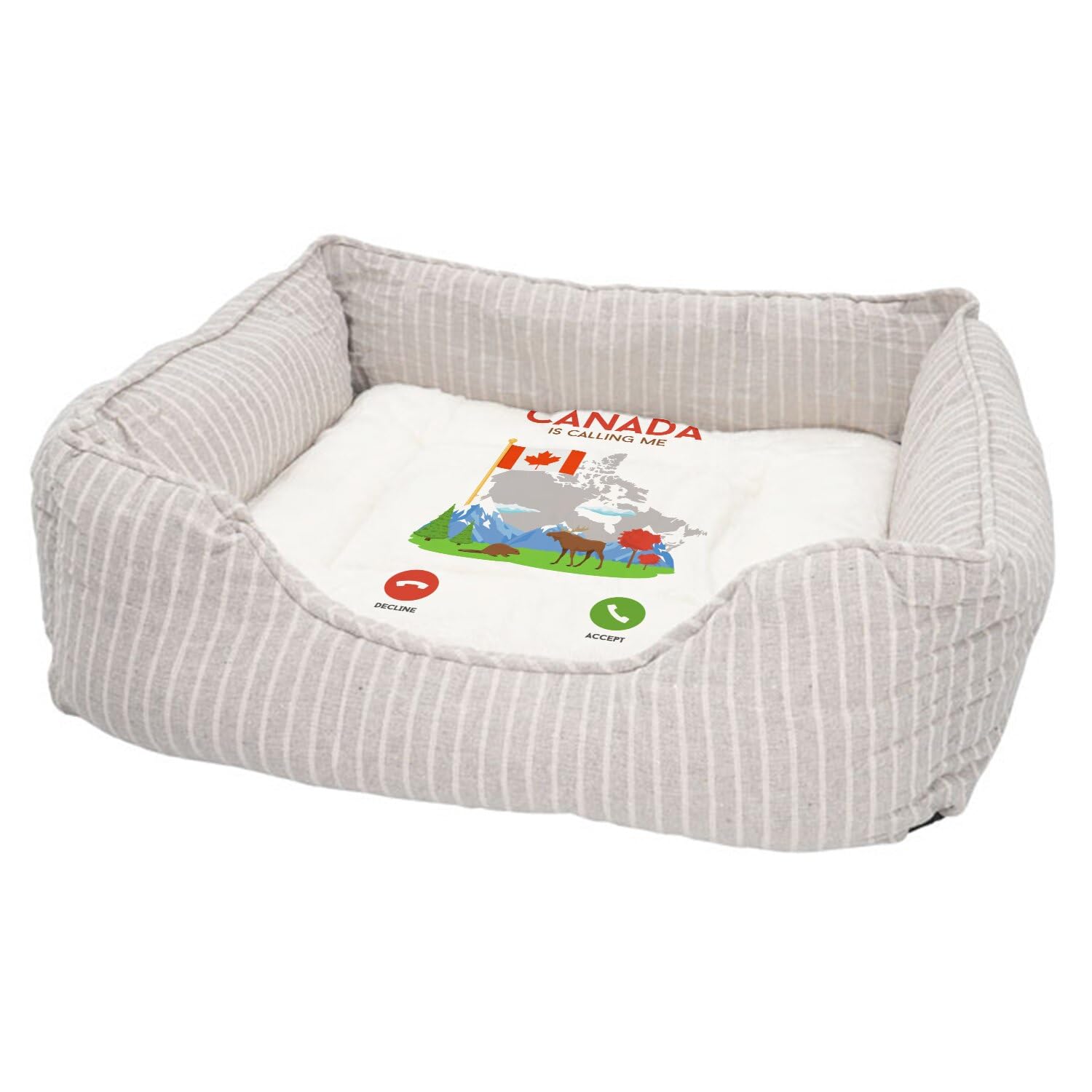 Lit confortable pour chien déhoussable qui résiste aux glissades