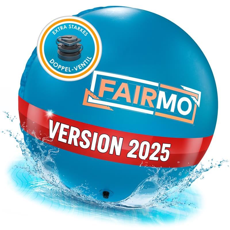 Das ultimative 3M Poolkissen Winter XXL (rund) von FAIRMO - Luftkissen (3 Meter) für winterfeste Poolabdeckung - Aufblasbare Winterkissen Überwinterung für Pool