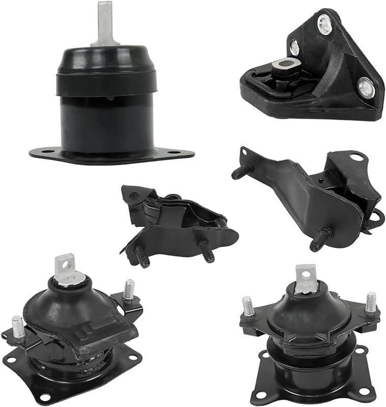 Kit de suportes do motor e câmbio labwork para Honda Accord 2.4L automático 2003–2007 – 6 unidades