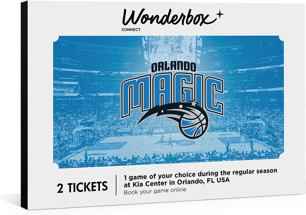2 Tickets for Orlando Magic Basketball Game at Kia Center, Florida