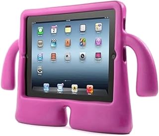 جراب بحامل مقاوم للصدمات للأطفال لتابلت سامسونج جالاكسي تاب A T295 2019 8 بوصة - وردي