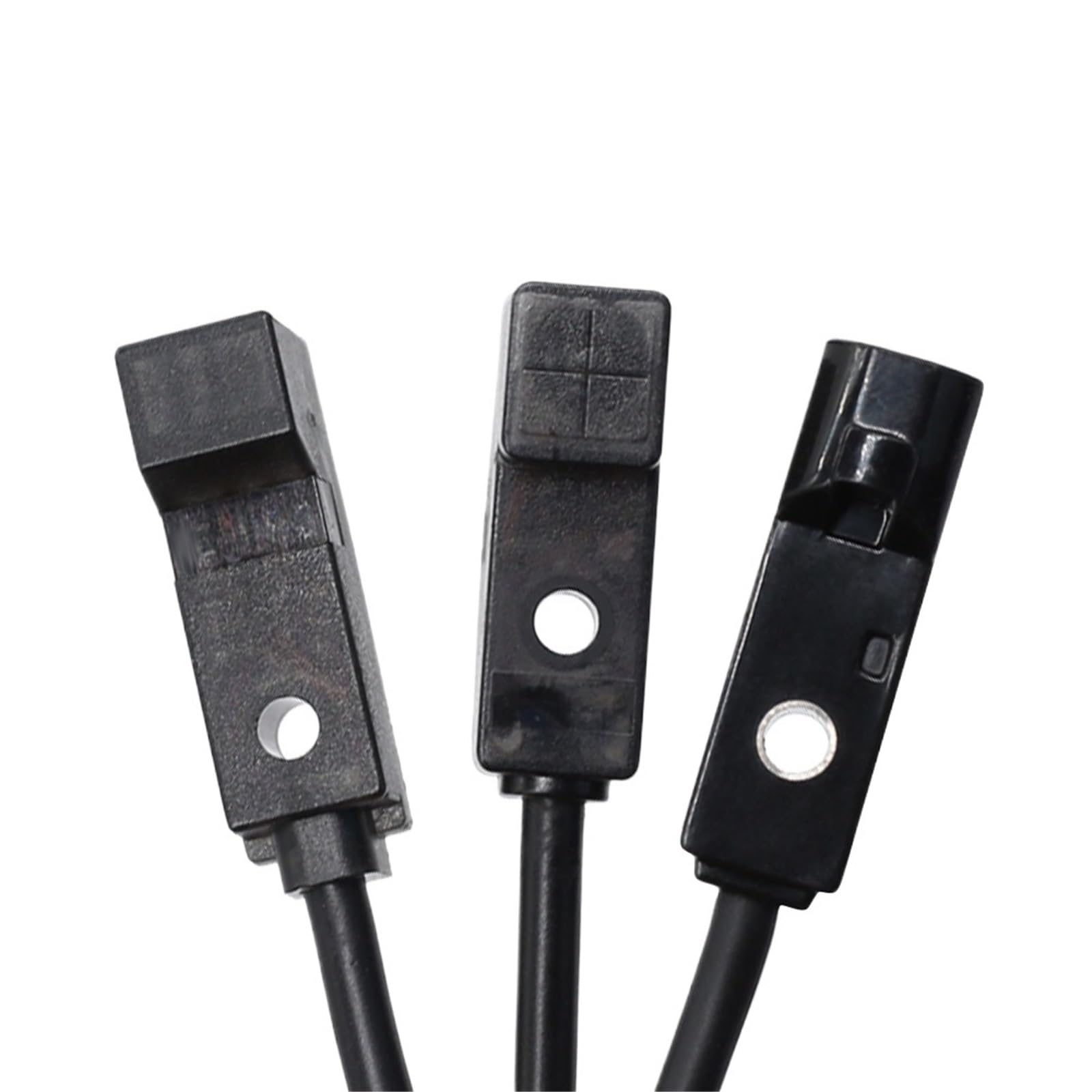 GL-8H ABS wykrywacz metalu indukcyjny czujnik zbliżeniowy mały inteligentny przełącznik ruchu niepodtynkowy 2 mm DC12V-24V z kablem 1,2 m(GL-8B, NPN NO)