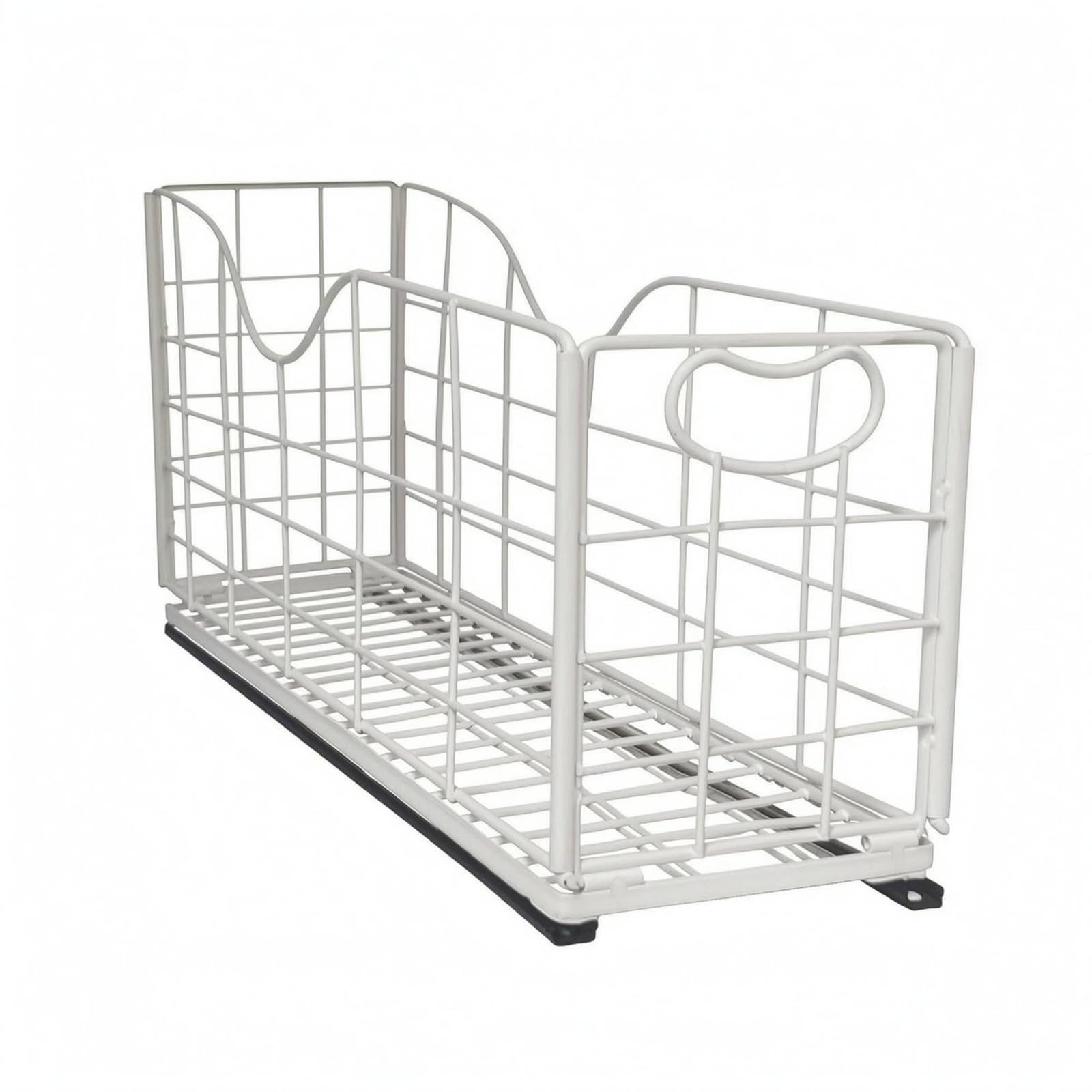 Qianly Cesto Scorrevole a Rete Scorrimento Scorrimento Scorrevole Cestino Estraibile Estraibile Armadio Manico Ovale Arredo Contenitivo per Cucina