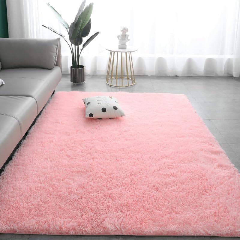 Tapis de salon moderne épais et moelleux grand format 200x230